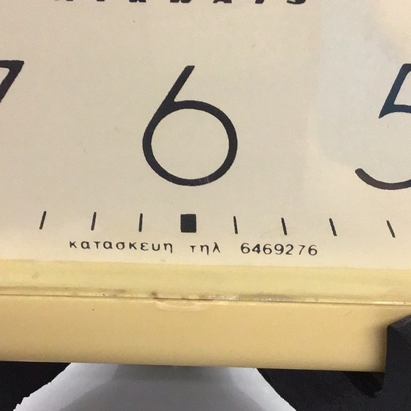 VINTAGE 1985 OLYMPIC AIRWAYS WALL CLOCK FROM ATHENS - Picture 3 of 7